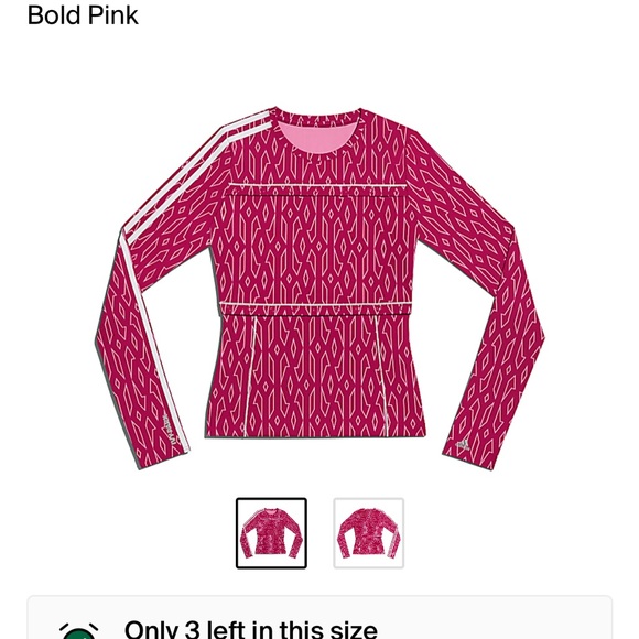 Adidas Ivy Park Snap Monogram Top size M - Picture 7 of 10